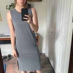 Gray, T-Shirt Midi Dress, Madewell